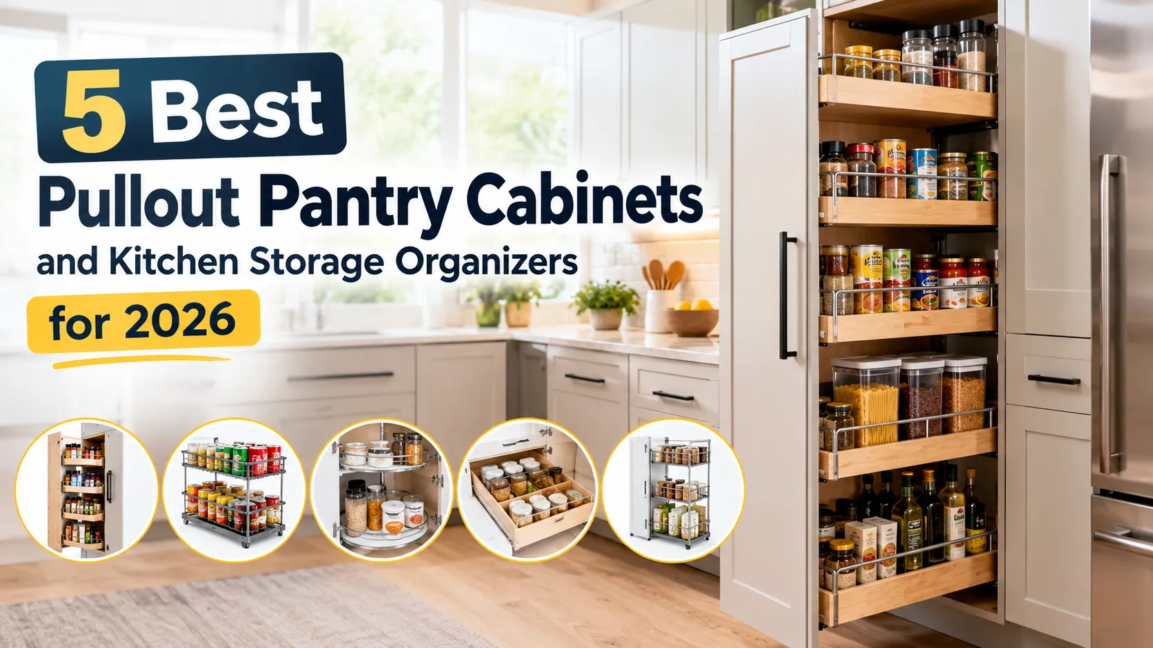 Pullout Pantry Cabinets